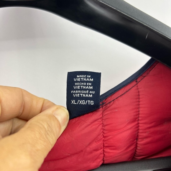 Tommy Hilfiger Men's Hooded Packable Puffer Coat Navy Blue XL See NOTES - Picture 6 of 12